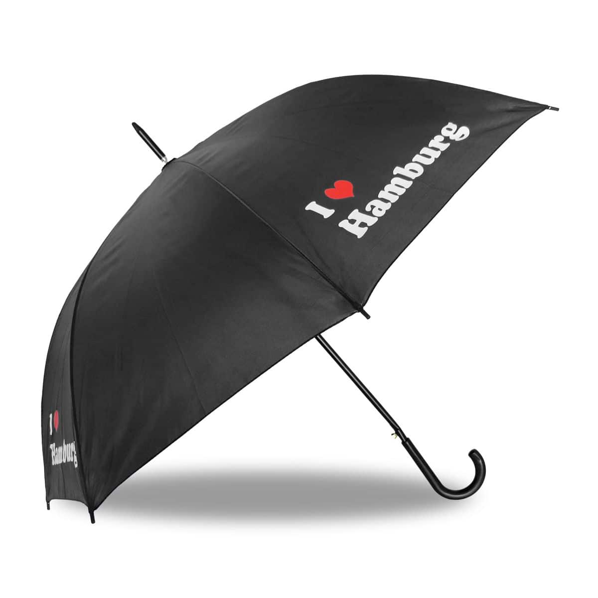 Stockschirm "I Love Hamburg" Regenschirm Schutz Stadt