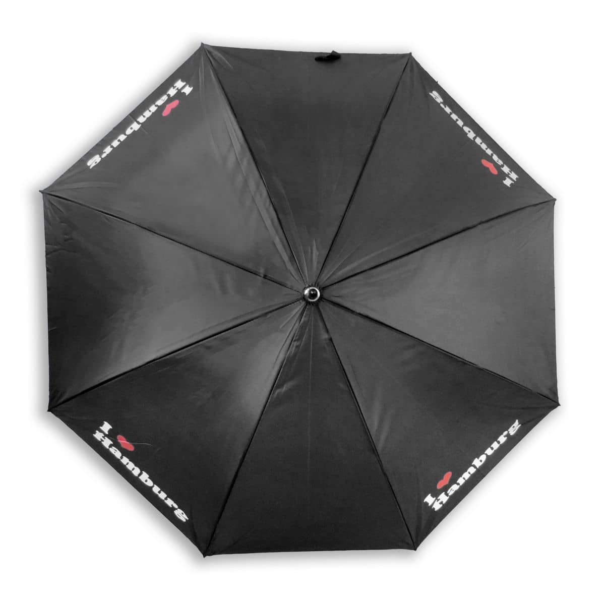 Stockschirm "I Love Hamburg" Regenschirm Schutz Stadt
