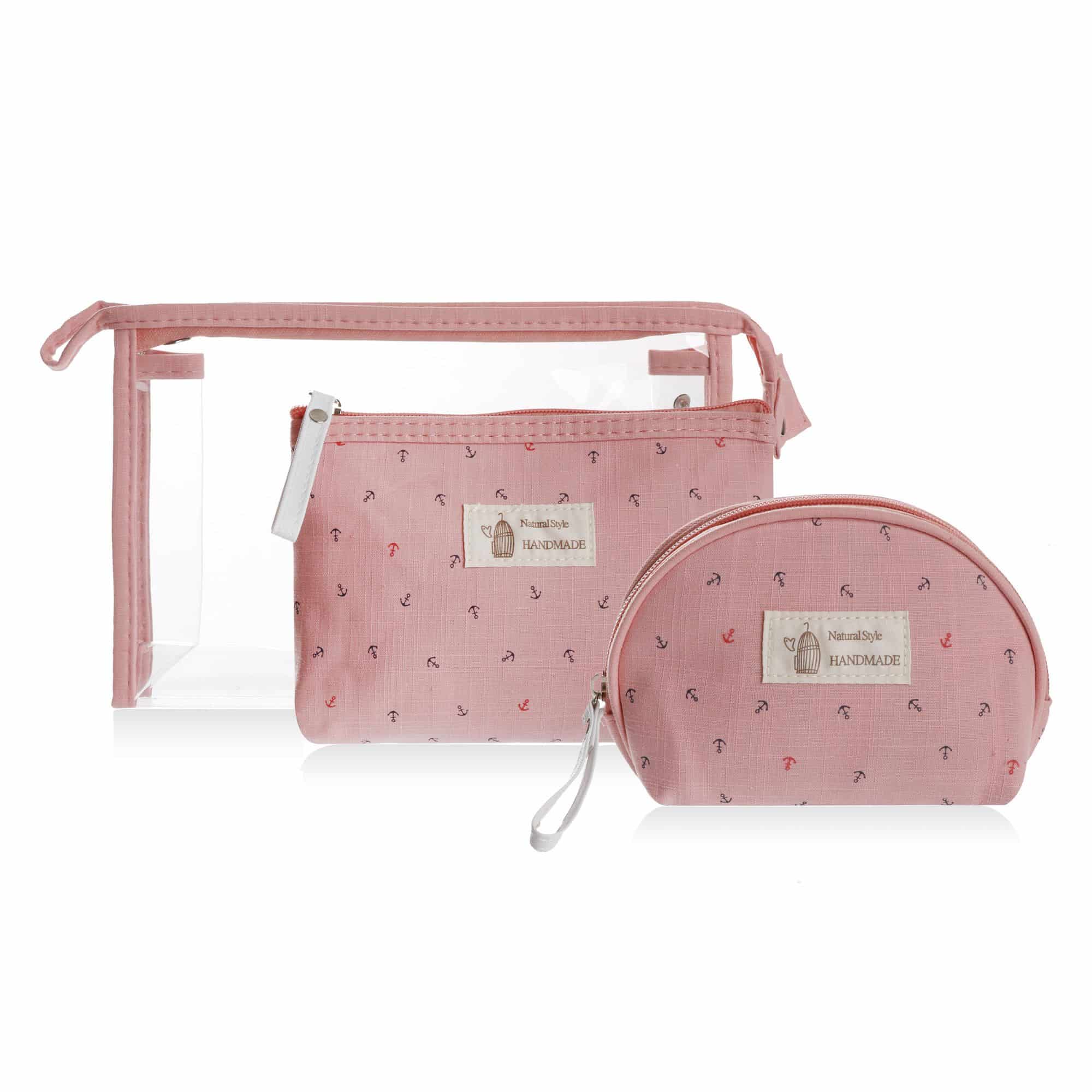 Kosmetiktaschen Set maritim Anker Clutch Täschchen Schminkbeutel